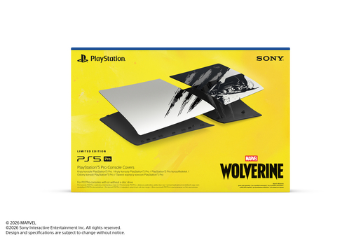 Poklopac za konzolu PS5 Pro, Marvel’s Wolverine Adamantium Limited Edition