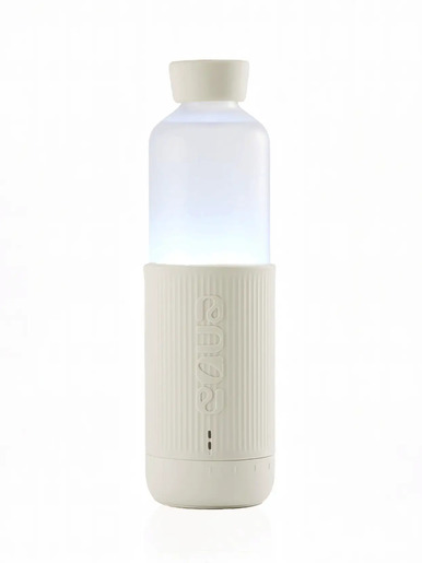 EQUA Glow boca, staklena boca + silikonska navlaka, senzor, 750ml, Off White
