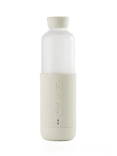 EQUA Glow boca, staklena boca + silikonska navlaka, senzor, 750ml, Off White