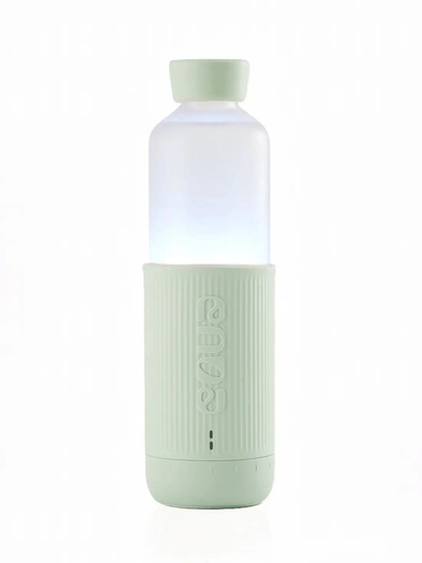 EQUA Glow boca, staklena boca + silikonska navlaka, senzor, 750ml, Mint