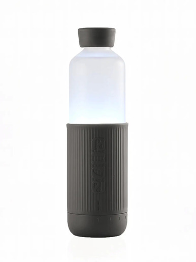 EQUA Glow boca, staklena boca + silikonska navlaka, senzor, 750ml, Dark