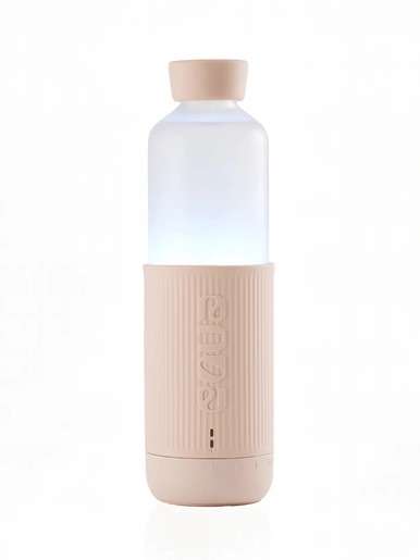 EQUA Glow boca, staklena boca + silikonska navlaka, senzor, 750ml, Rose