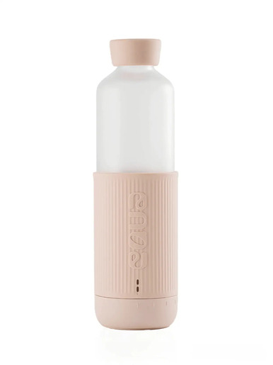 EQUA Glow boca, staklena boca + silikonska navlaka, senzor, 750ml, Rose