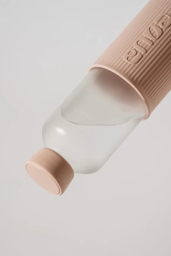 EQUA Glow boca, staklena boca + silikonska navlaka, senzor, 750ml, Rose