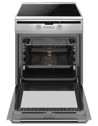 Amica indukcijski štednjak 6118IE2.390eEHTaDp(Xx), 60 cm, 4 zone, pećnica 77 L, energetski razred A, inox
