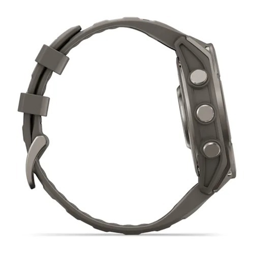 Garmin fēnix 9, 47 mm AMOLED Titanium Pebble Gray, 010-04762-01, pametni sat