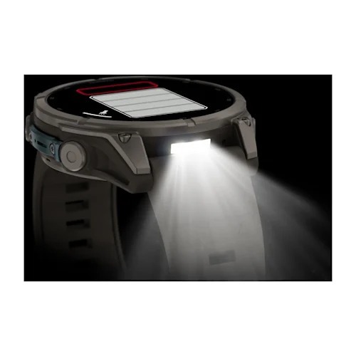 Garmin fēnix 9, 47 mm AMOLED Titanium Pebble Gray, 010-04762-01, pametni sat