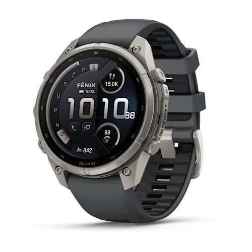 Garmin fēnix 9 Pro inReach, 47 mm AMOLED Titanium Graphite/Black, 010-04336-21, pametni sat