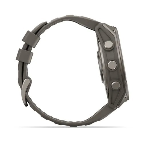 Garmin fēnix 9, 51 mm AMOLED Titanium Pebble Gray, 010-04763-01, pametni sat