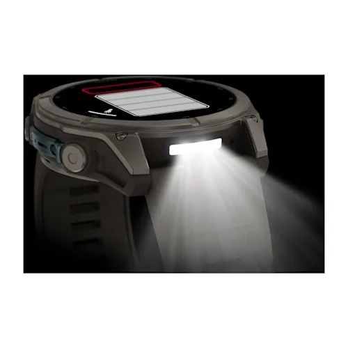 Garmin fēnix 9, 51 mm AMOLED Titanium Pebble Gray, 010-04763-01, pametni sat