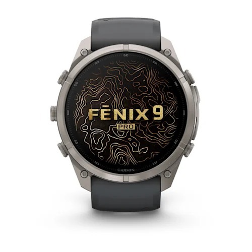 Garmin fēnix 9 Pro, 51 mm AMOLED Titanium Graphite/Black, 010-04337-26, pametni sat