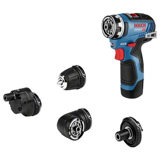 BOSCH Professional akumulatorska bušilica-izvijač GSR 12V-35 FC Solo, GFA 12-B/H, L-BOXX