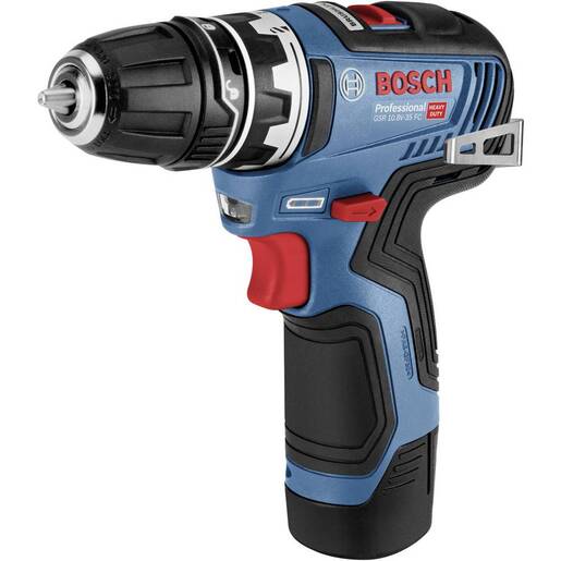 BOSCH Professional akumulatorska bušilica-izvijač GSR 12V-35 FC, 2x3,0 Ah, GFA 12-B/H, L-BOXX