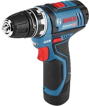 BOSCH Professional akumulatorska bušilica-izvijač GSR 12V-15, 2x2,0 Ah, 10-dijelni set, kofer
