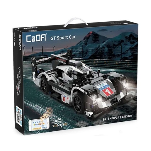 KAZOO STEM Auto na daljinsko upravljanje GT Super Car C51307W, 1:14, 427 dijelova