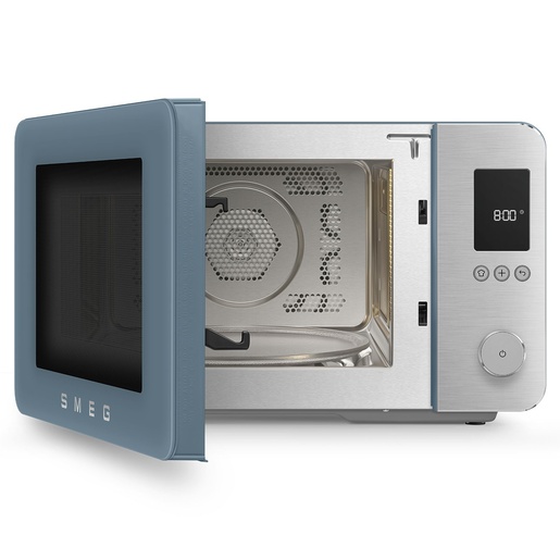 Smeg kombinirana mikrovalna pećnica MOC02SBMEU Collezione, plava