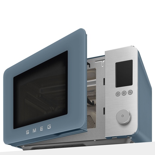 Smeg kombinirana mikrovalna pećnica MOC02SBMEU Collezione, plava