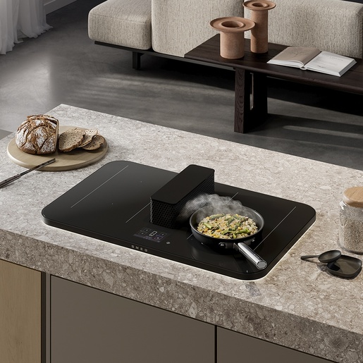 Smeg indukcijska ploča s integriranom izvlačnom napom HHSL7845MB Isola