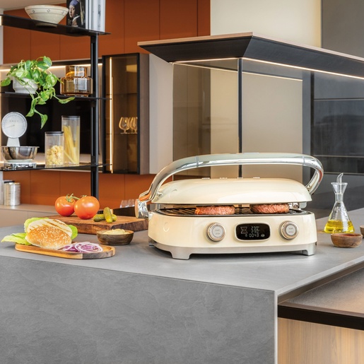 Smeg multifunkcionalni grill MGF01CREU 50's Style, krem