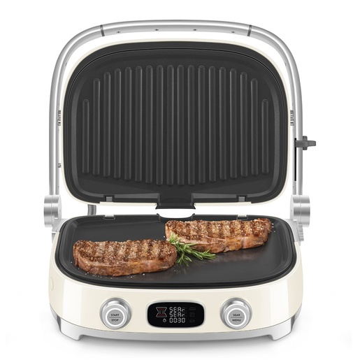 Smeg multifunkcionalni grill MGF01CREU 50's Style, krem