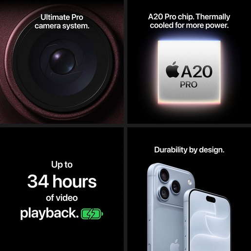 Apple iPhone 18 Pro 2TB Silver, mobitel
