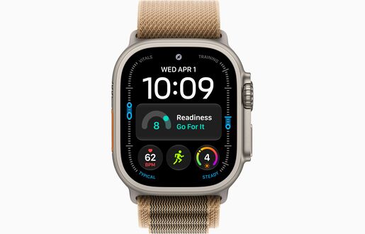 Apple Watch Ultra 4, MJAG4SE/A, GPS + Cellular 49mm L Natural Titanium Case with Desert Alpine Loop, pametni sat