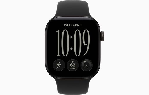 Apple Watch Series 12, MJEC4ET/A,  GPS 42mm M/L Black Aluminium Case with Black Sport Band, pametni sat