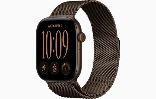 Apple Watch Series 12, MKD84WF/A,  GPS 46mm M/L Dark Bronze Aluminium Case with Dark Bronze Milanese Loop, pametni sat