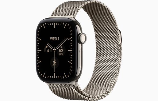 Apple Watch Series 12, MJGH4WF/A,  GPS + Cellular 42mm Natural Titanium Case with Natural Milanese Loop, pametni sat