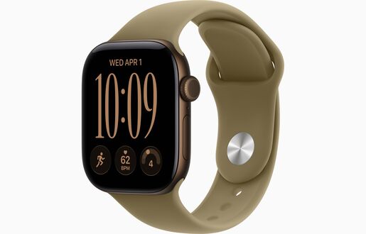 Apple Watch Series 12, MJEF4WF/A,  GPS 42mm S/M Dark Bronze Aluminium Case with Olive Sport Band, pametni sat
