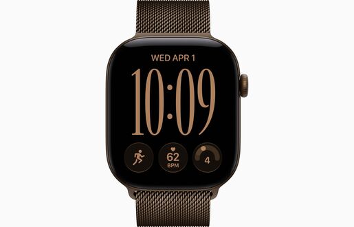 Apple Watch Series 12, MKD84ET/A,  GPS 46mm M/L Dark Bronze Aluminium Case with Dark Bronze Milanese Loop, pametni sat