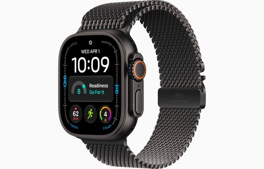 Apple Watch Ultra 4, MJAV4QH/A, GPS + Cellular 49mm M Black Titanium Case with Black Titanium Milanese Loop, pametni sat