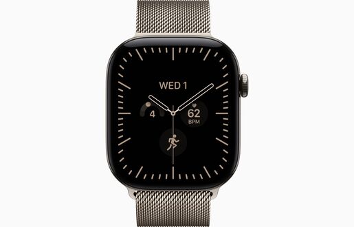 Apple Watch Series 12, MJGQ4WF/A,  GPS + Cellular 46mm M/L Natural Titanium Case with Natural Milanese Loop, pametni sat