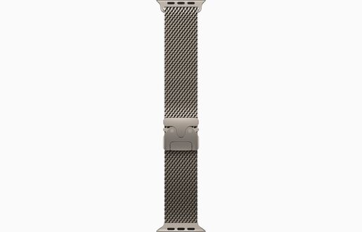 Apple Watch Ultra 4, MJA84QH/A, GPS + Cellular 49mm S Natural Titanium Case with Natural Titanium Milanese Loop, pametni sat