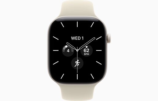 Apple Watch Series 12, MJH14WF/A,  GPS + Cellular 46mm S/M Pearl White Ceramic Case with Sand Sport Band, pametni sat