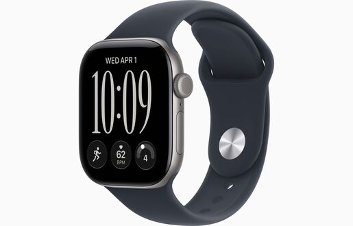 Apple Watch Series 12, MJE94ET/A,  GPS 42mm M/L Space Grey Aluminium Case with Navy Blue Sport Band, pametni sat