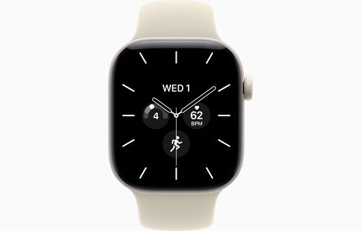 Apple Watch Series 12, MJGW4WF/A,  GPS + Cellular 42mm S/M Pearl White Ceramic Case with Sand Sport Band, pametni sat