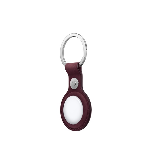 Apple AirTag FineWoven Key Ring – Burgundy