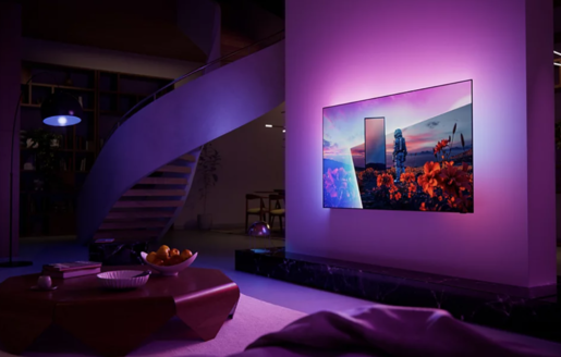 Philips 65" OLED TV 65OLED811/12, 4K UHD, Ambilight, Titan OS Smart TV, P5 AI Picture Engine, Dolby Vision & Dolby Atmos