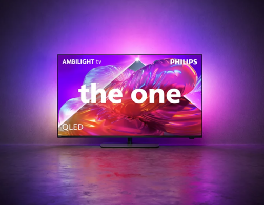 Philips 65" QLED TV 65PQS9011/12, 4K UHD, Ambilight, Titan OS Smart TV, P5 Perfect Picture Engine, Dolby Vision & Dolby Atmos