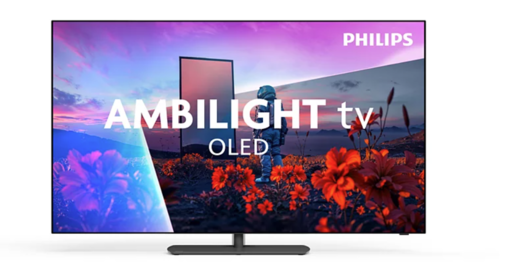 Philips 55" OLED TV 55OLED811/12, 4K UHD, Ambilight, Titan OS Smart TV, P5 AI Picture Engine, Dolby Vision & Dolby Atmos