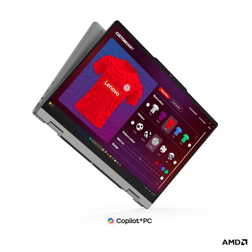 Lenovo IdeaPad 5 2-in-1, 83UH0055SC, 14" WUXGA OLED Touchscreen, AMD Ryzen AI 7 445, 16GB RAM, 512GB SSD, AMD Radeon 840M Graphics, FreeDOS, laptop