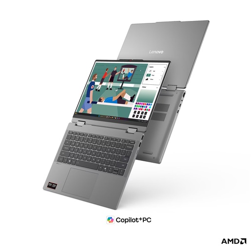 Lenovo IdeaPad 5 2-in-1, 83UH0055SC, 14" WUXGA OLED Touchscreen, AMD Ryzen AI 7 445, 16GB RAM, 512GB SSD, AMD Radeon 840M Graphics, FreeDOS, laptop