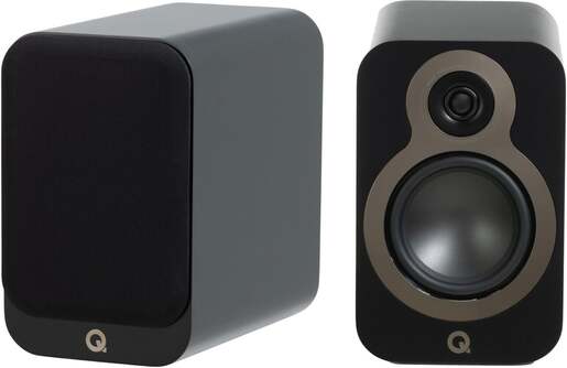 Q Acoustics 3020c bookshelf zvučnici, Satin Black, par