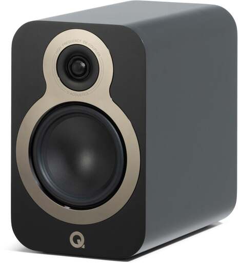 Q Acoustics 3020c bookshelf zvučnici, Satin Black, par