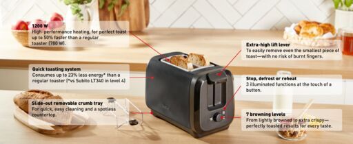 Tefal toster Subito TT5S18E0