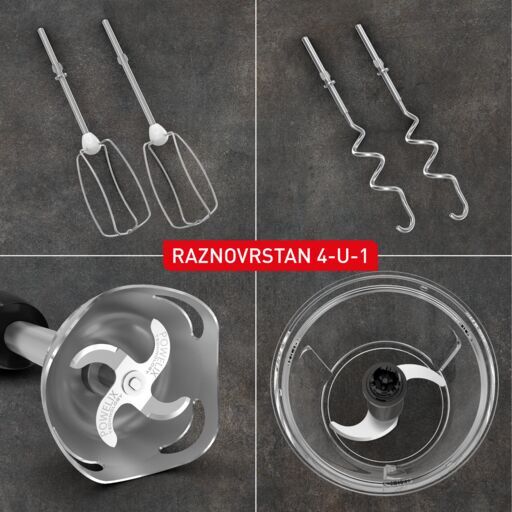 Tefal ručni mikser Powermix Silence 4u1 HT663AF0