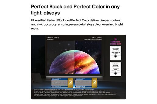 LG 65" OLED evo AI TV OLED65C61LA, 4K UHD, webOS Smart TV, Dolby Vision