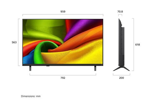 LG 55" NANO 4K UHD AI TV 55NU850B3LA, webOS Smart TV, HDR10 Pro