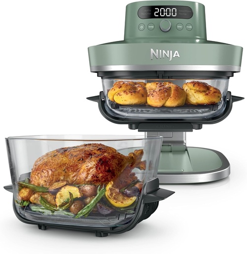 Ninja friteza Crispi PRO 5-u-1 Moss Green AS090EUGN